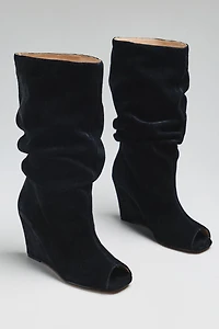 Silent D Kiki Peep-Toe Tall Boots