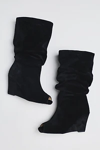 Silent D Kiki Peep-Toe Tall Boots