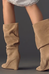 Silent D Kiki Peep-Toe Tall Boots