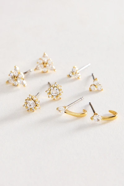 Dainty Post Earrings, Set of 4