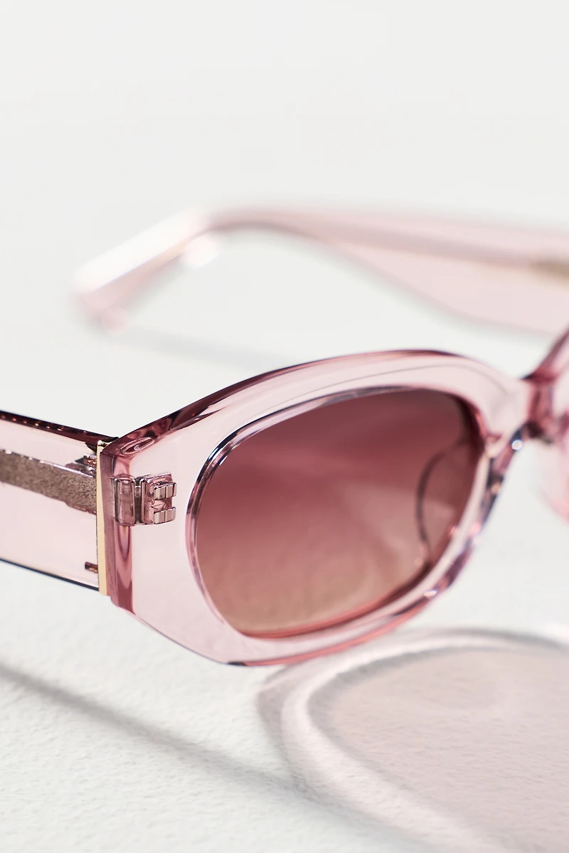 By Anthropologie Geometric Rectangle Sunglasses