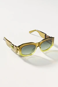I-SEA Ombre Deco Rectangle Sunglasses