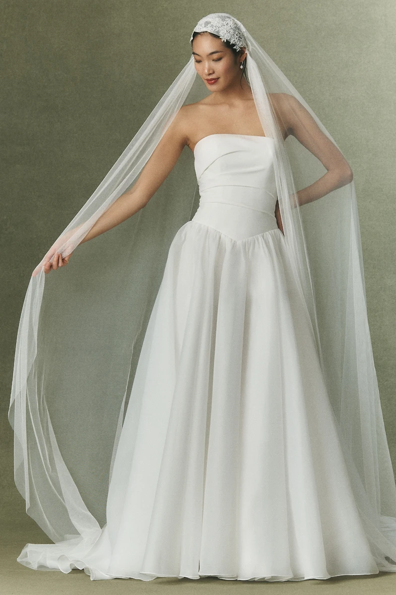 Watters Juliet Cap Cathedral Veil