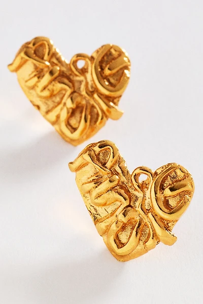 10 DECOART Amore Heart Post Earrings