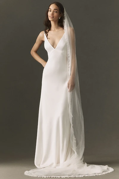 Daughters of Simone Ava Pleated Cathedral Veil