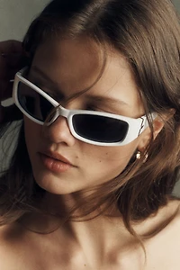 LE SPECS Du Jour Wraparound Sunglasses