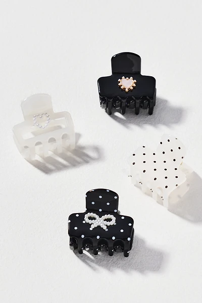 Berry Icon Mini Claw Clips, Set of 4