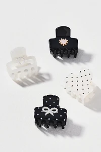 Berry Icon Mini Claw Clips, Set of 4