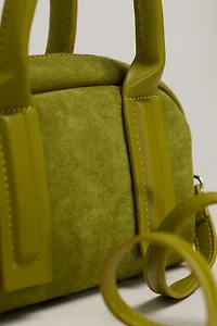 By Anthropologie Noya Mini Faux Suede Bag