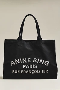 Anine Bing Leo Canvas Tote Bag
