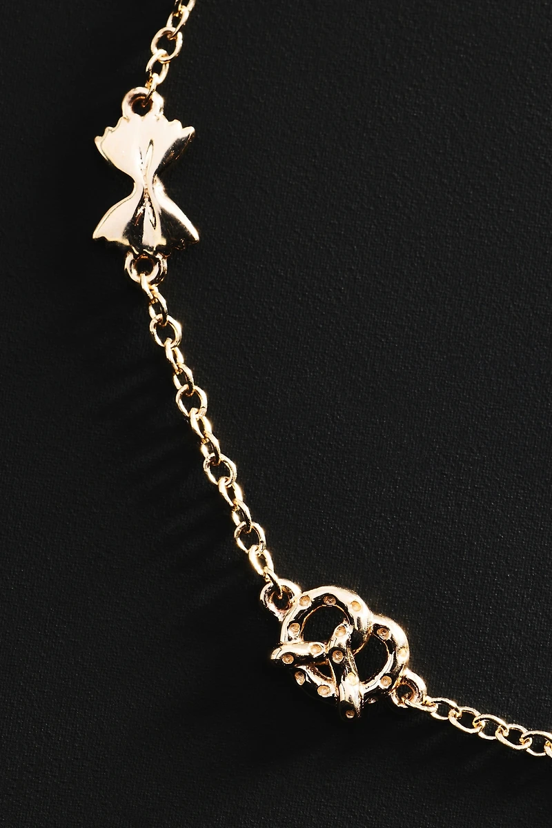 Alison Lou Carbs by the Yard Charm Bracelet