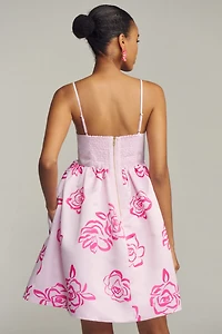 Square Neck Babydoll Mini Dress