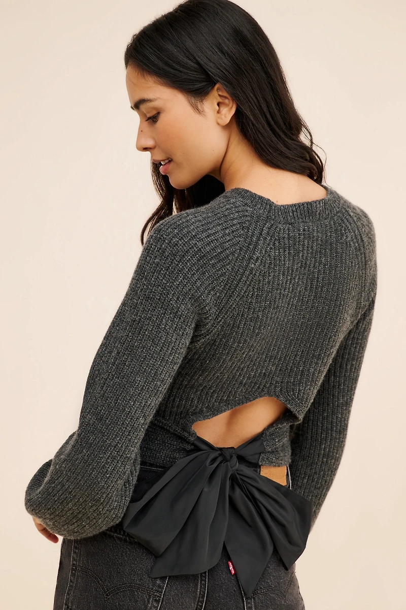 ASTR the Label Eila Bow-Back Sweater