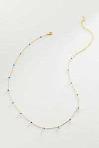 Confetti Crystal Drop Necklace