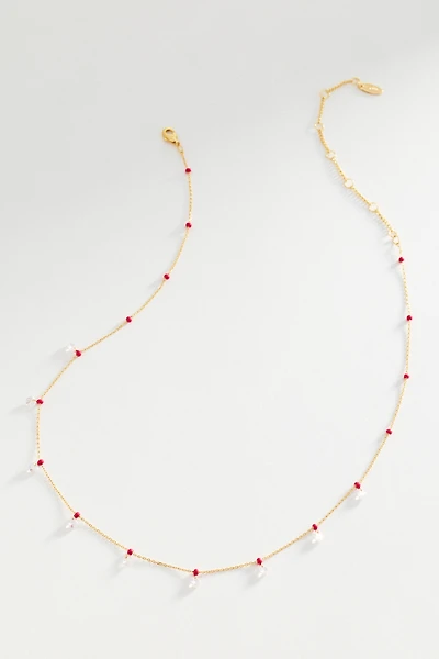 Confetti Crystal Drop Necklace