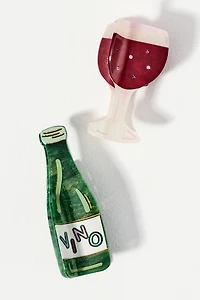 Frasier Sterling Vino Crystal Hair Claw Clips, Set of 2