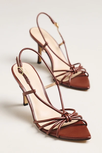 Maeve Strappy Pointed-Toe Heels