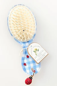 Picnic Collection Ladybug Printed Mini Brush With Charm
