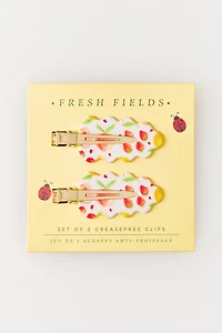 Picnic Collection Fruit Scalloped Clips, Set of 2