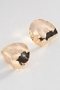 By Anthropologie Hammered Post Earrings