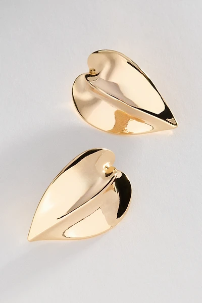 By Anthropologie Leaf Drop Earrings