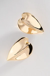 By Anthropologie Leaf Drop Earrings