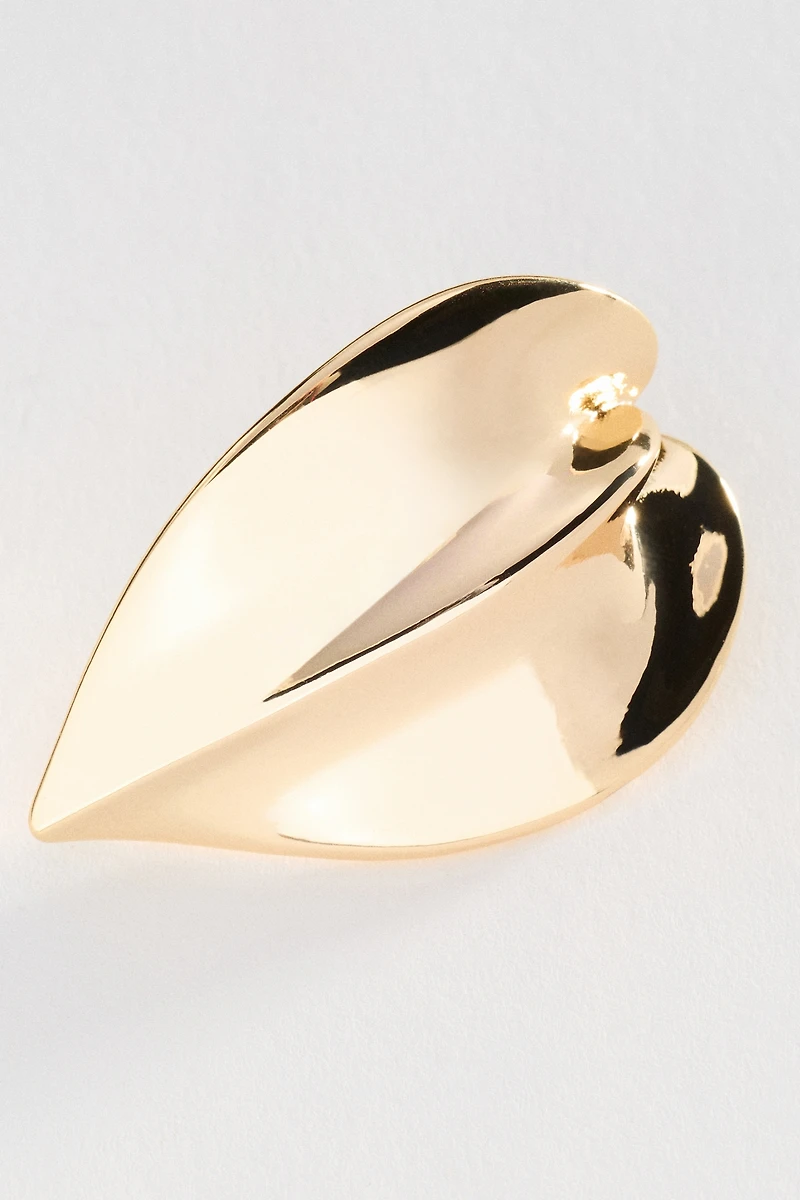 By Anthropologie Leaf Drop Earrings