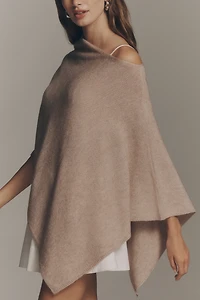 By Anthropologie Knit Asymmetric Poncho