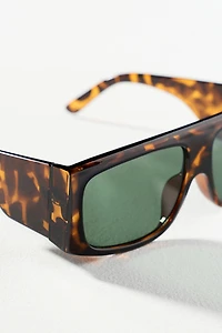 Toirtoise Shell Flat Top Sunglasses