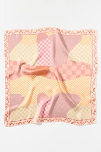 Geometric Floral Printed Hair Scarf