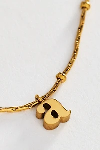 Water-Resistant Monogram Necklace