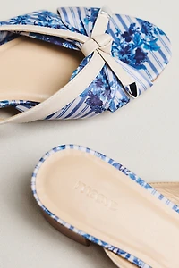 Maeve Knotted Slip-On Block Heels