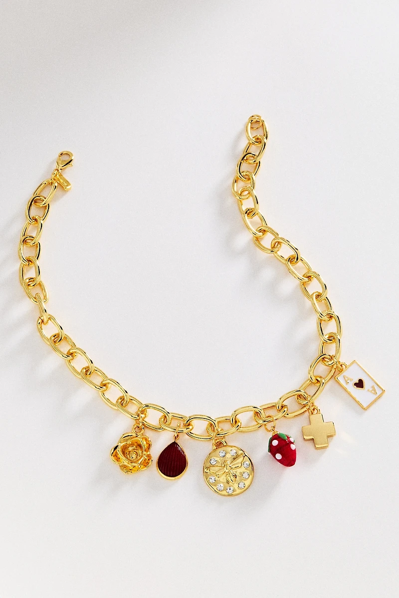 Logan Tay Strawberry Charm Necklace