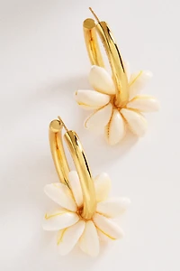 Logan Tay Shell Hoop Earrings