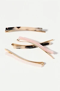 The Hair Edit Marble Hair Pins, Set of 4