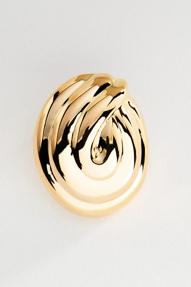Chunky Swirl Post Earrings