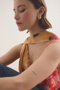 Chunky Swirl Post Earrings