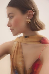 Chunky Swirl Post Earrings
