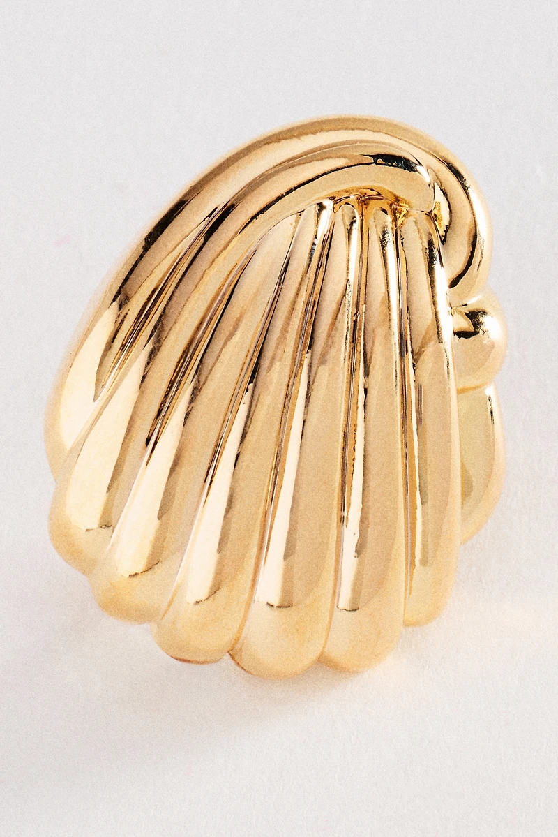 Dome Sculptural Post Earrings