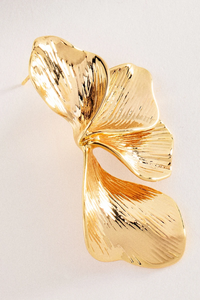 Modern Floral Post Earrings