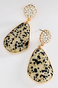 Stone Drop Earrings