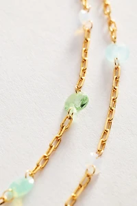 Deux Layered Crystal Necklace