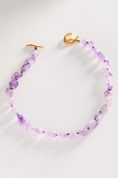 Hermina Athens Bougainvillea Amethyst Necklace