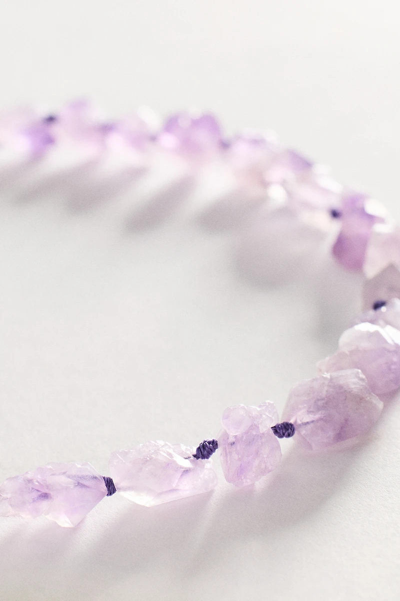 Hermina Athens Bougainvillea Amethyst Necklace