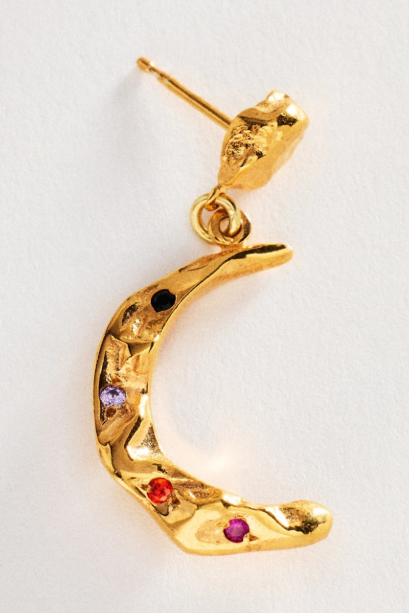 Hermina Athens Méliès Moon Stardust Drop Earrings