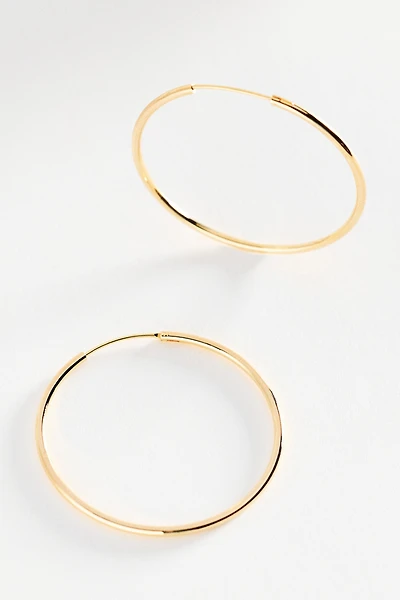 Delicate Grand Hoop Earrings