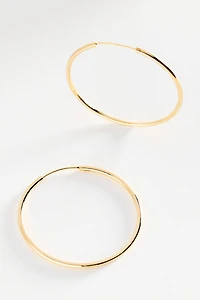 Delicate Grand Hoop Earrings