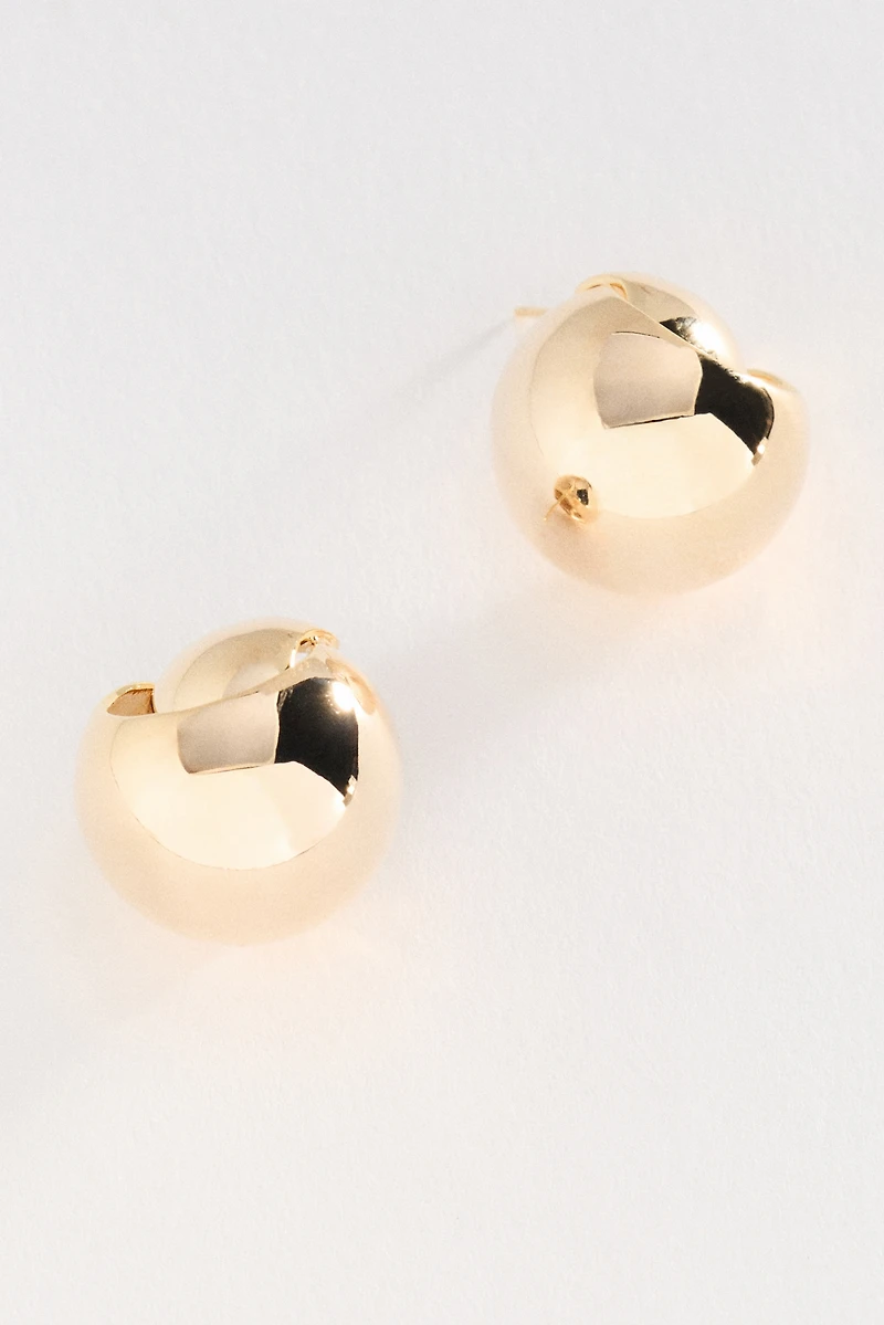By Anthropologie Sculptural Dome Stud Earrings