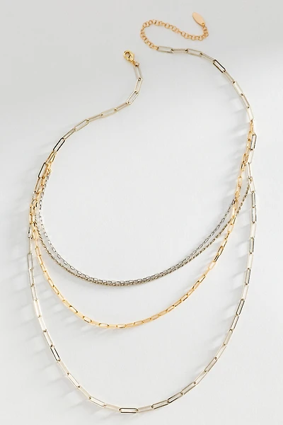 Stacked Chain Necklaces
