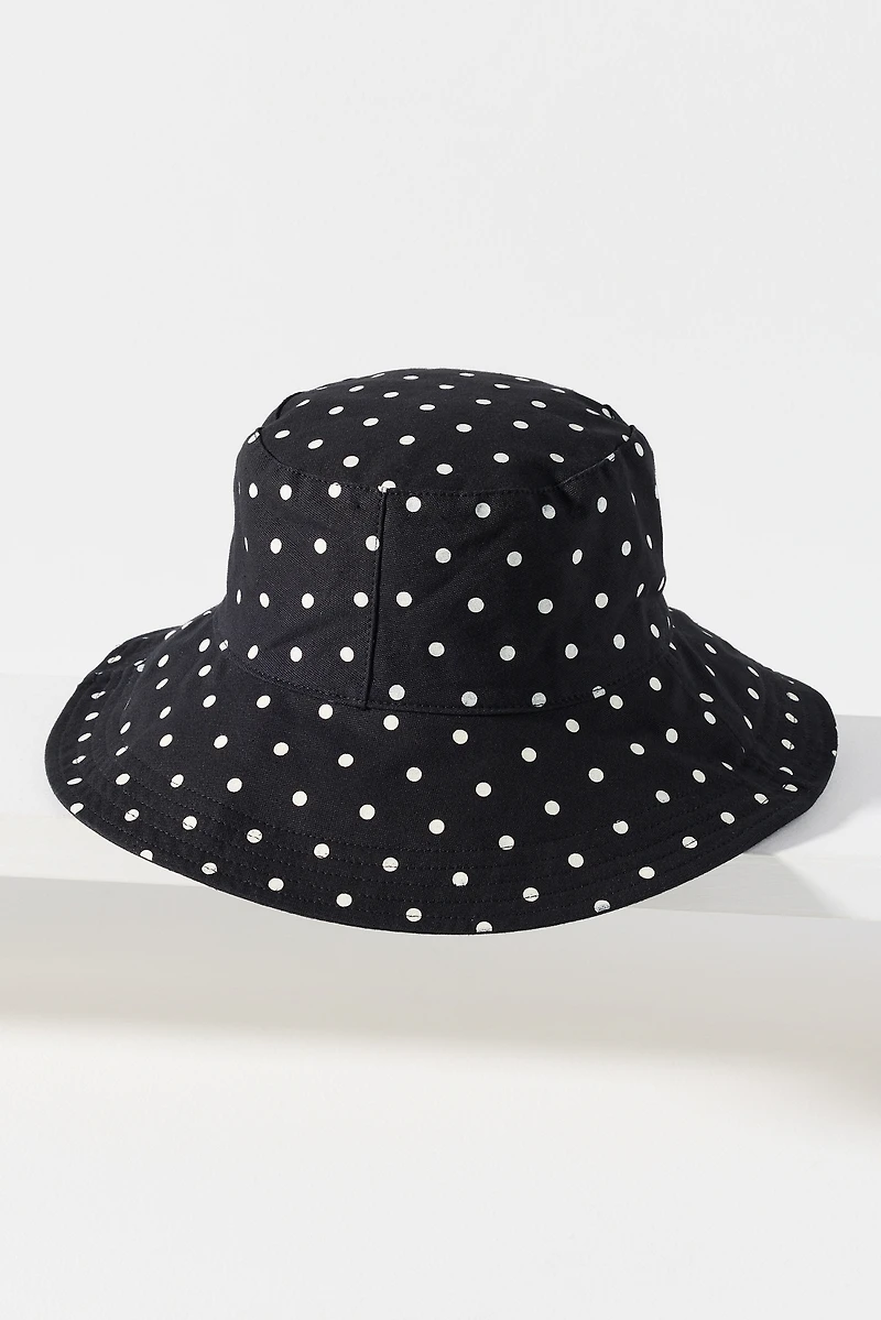 By Anthropologie Polka Dot Bucket Hat